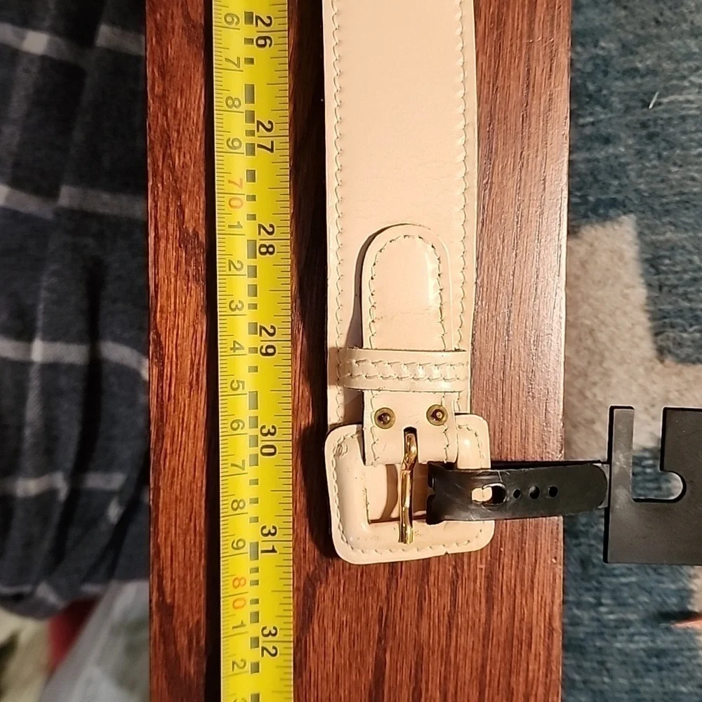 J Ferrar leather wide tan belt size small
